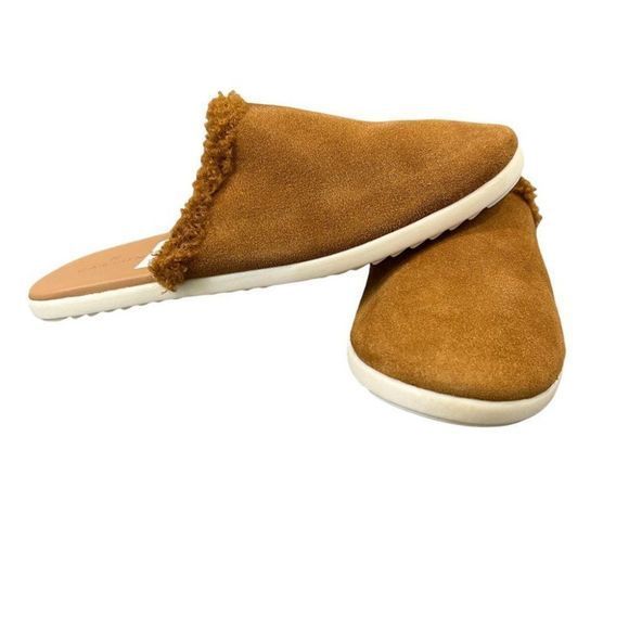 NWB CASLON Alise Brown Chestnut Slip On Flat Mules (9.5) - Picture 3 of 7